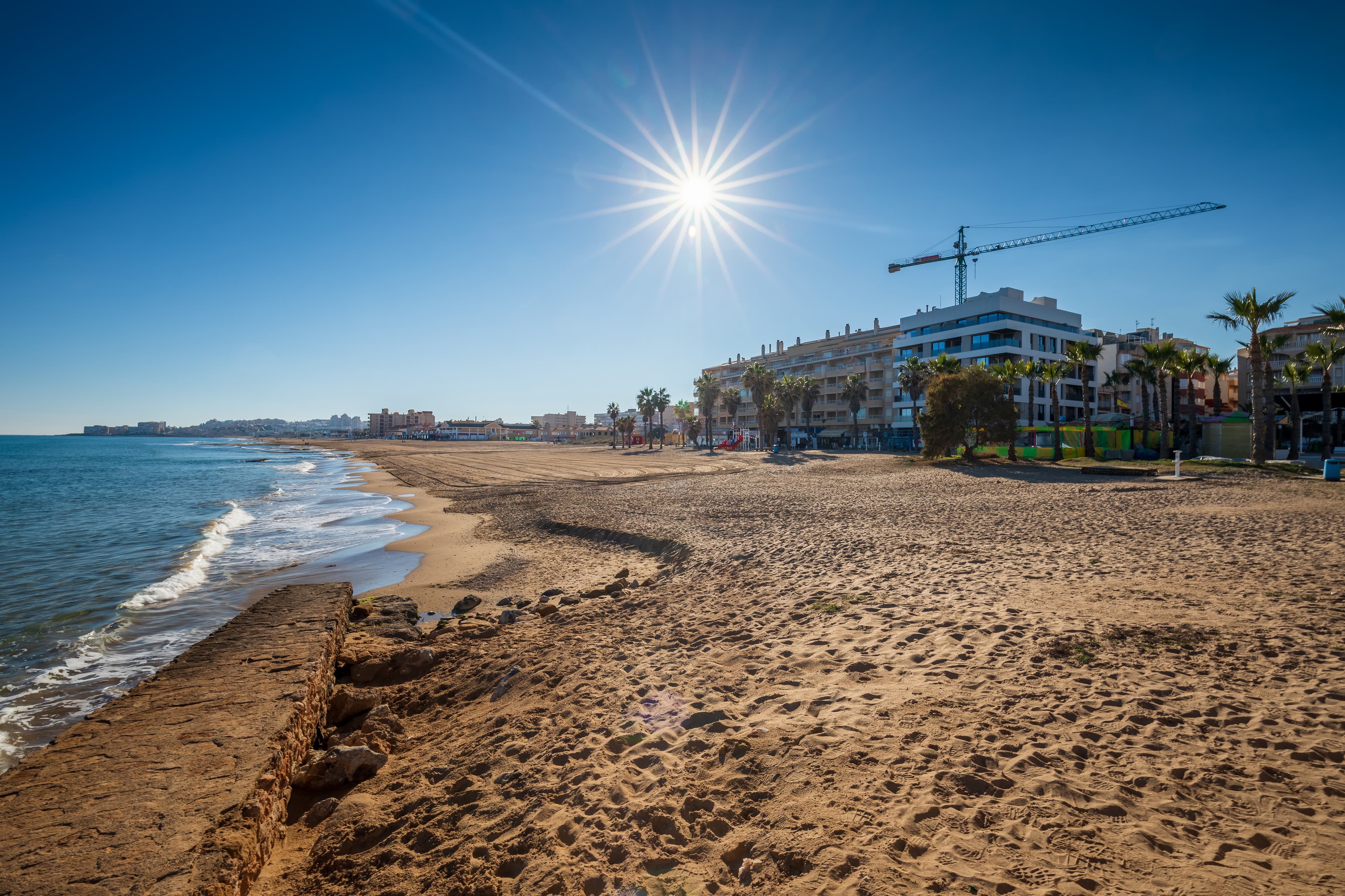 Playa de La Mata en Torrevieja